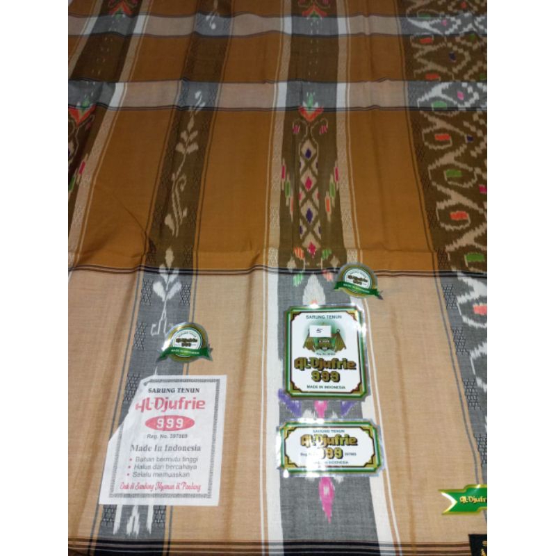 sarung Al Djufrie mahkota 999 full sutra spunslik 210/2