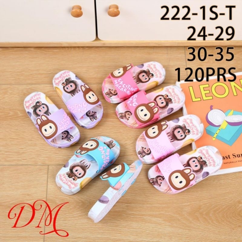 SANDAL/ SELOP ANAK PEREMPUAN/CEWEK KARAKTER LABUBU JELLY IMPOR