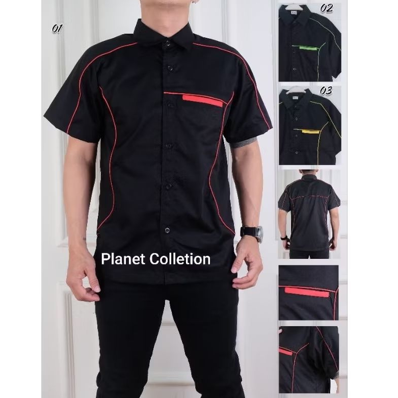 Baju Pdh Pdl Pns Pria Custom Tactical Lengan Pendek Kerja Pria
