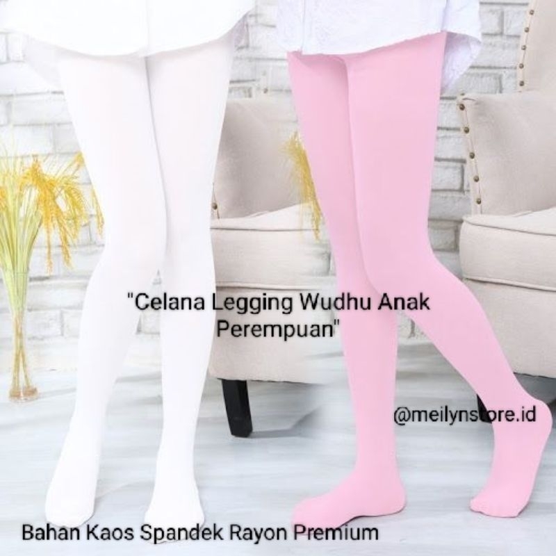 Legging Wudhu Anak Spandek Rayon Premium | Leging Wudhu Anak | Legging Wudhu Polos Anak