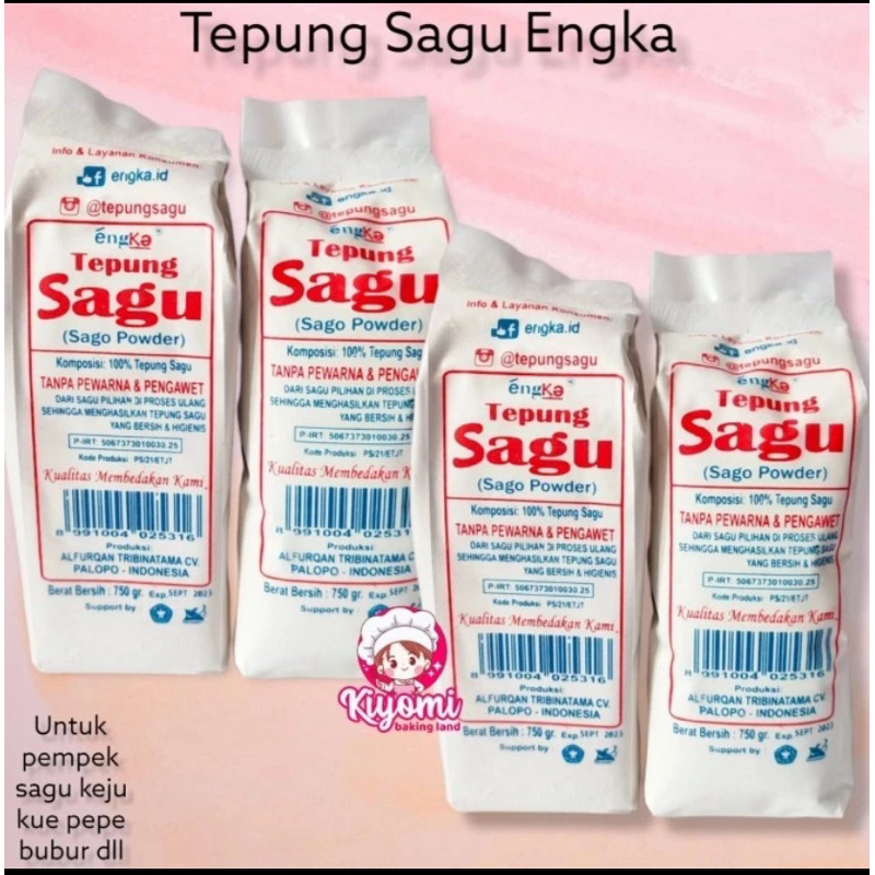

Tepung Sagu Engka 750 Gram Bukan Tapioca