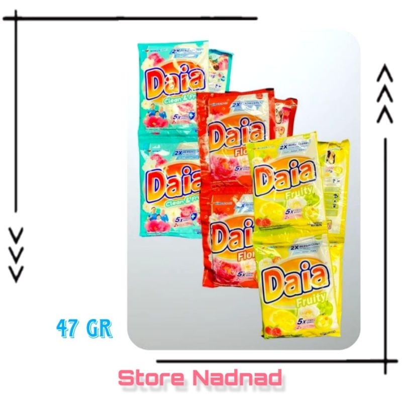 DAIA Deterjen Renceng | DAIA Deterjen Bubuk Renceng | Varian Random