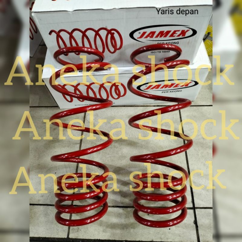 PER KEONG / COILSPRING MERK JAMEX TOYOTA YARIS / NEW VIOS DEPAN ASLI