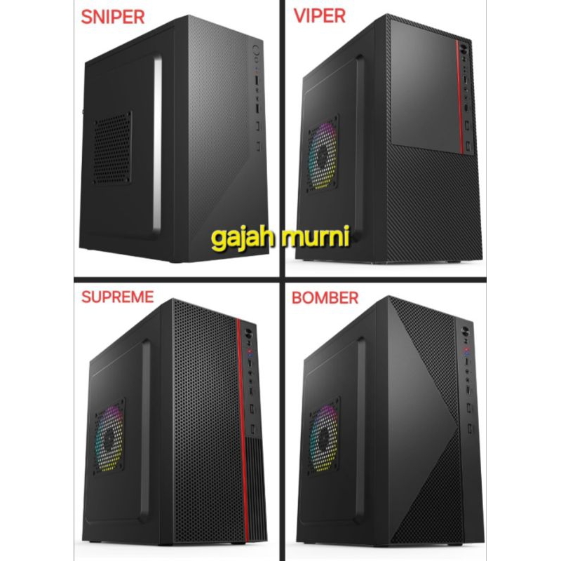 CASING PC M-ATX + PSU BARU