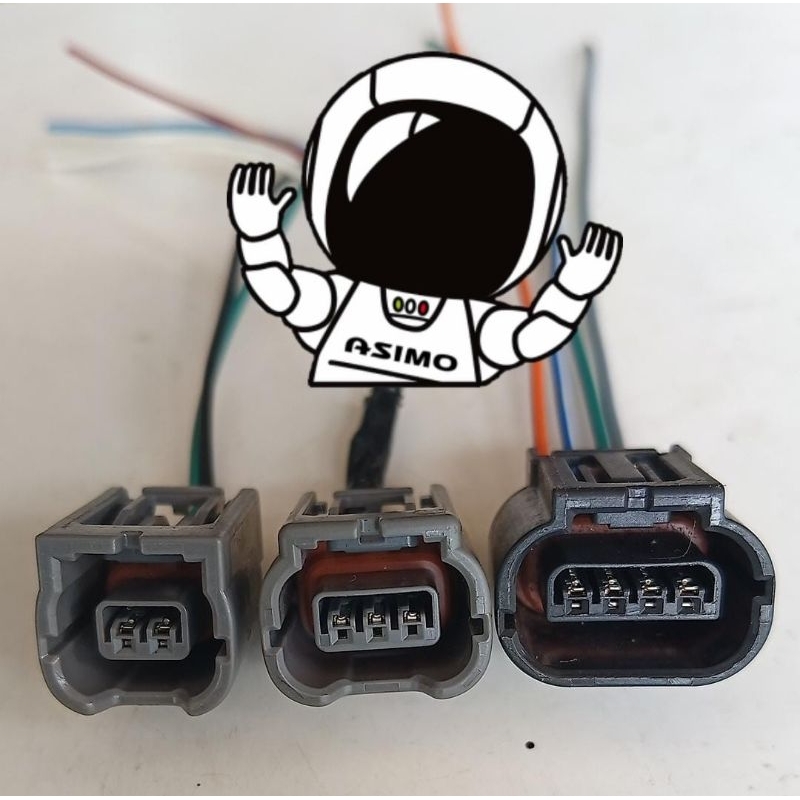 soket pin 2 3 4 original Honda New Jazz brio mobilio Civic City Accord RS Prestige C-RV HR-V CR-V BR