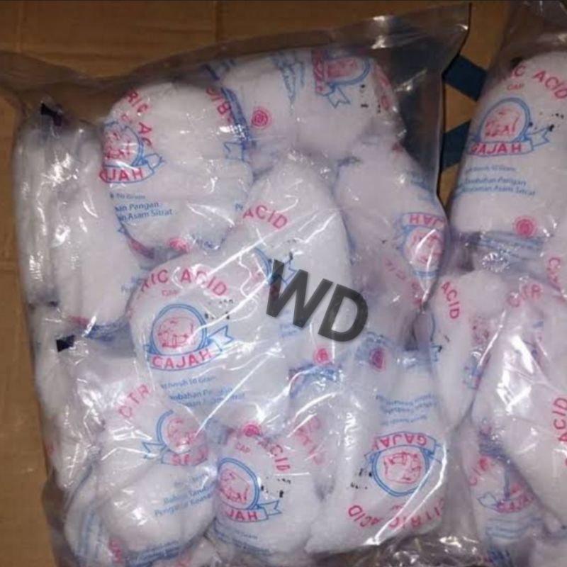 

Citrun Cap Gajah 50 gr/Citric Acid 1 Bungkus/Asam sitrat