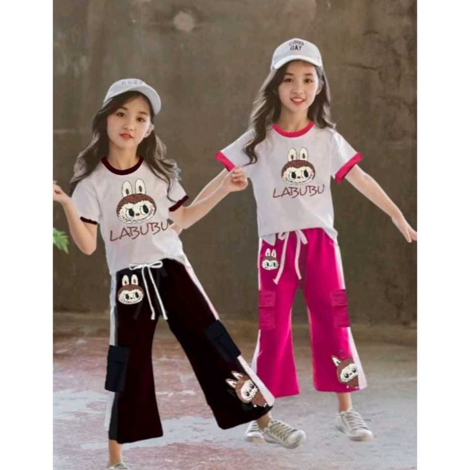 SETELAN BAJU ANAK PEREMPUAN YANG LAGI VIRAL 2025 USIA 1-12 THN SETELAN  ANAK PEREMPUAN SETELAN BAJUA