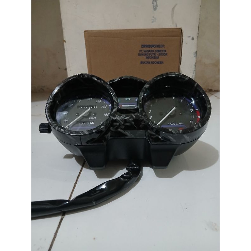 Speedometer Spidometer Kilometer Vixion Old Custom Carbon  Kualitas Top
