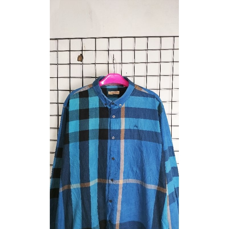 Kemeja Burberry Brit Blue Second original