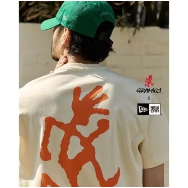 ( 100% Real Commitment ) New Era x Mlb Gramicci Big Logo T-Shirt 13587070