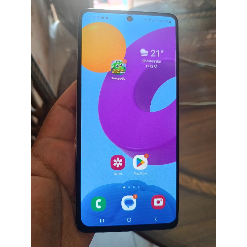 Samsung m52 5g 8/128 fullset second