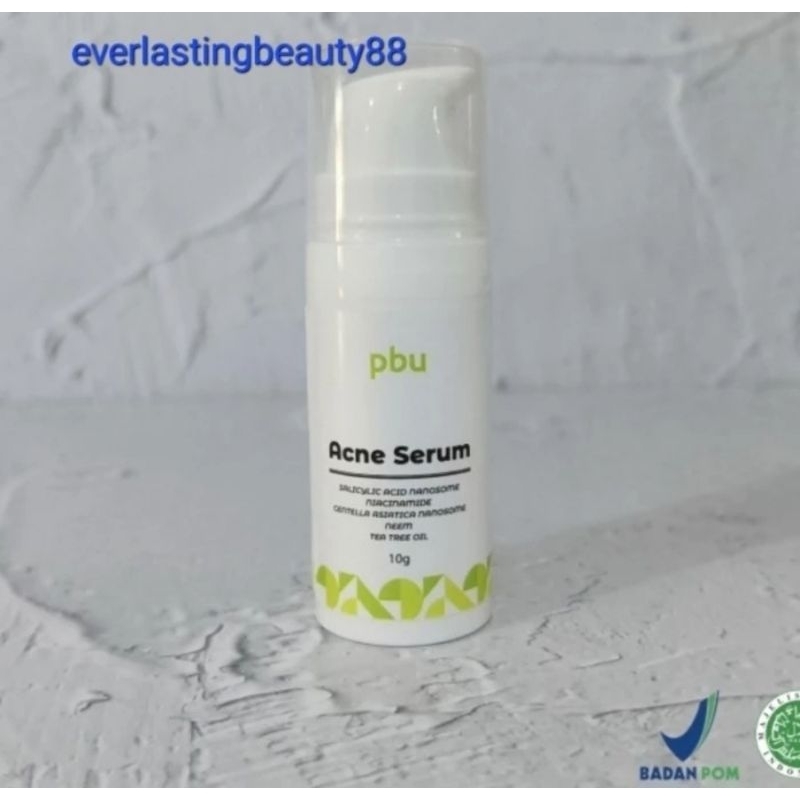PBU Serum Acne - jerawat & bekas jerawat - pencerah pemutih pelembab - BPOM