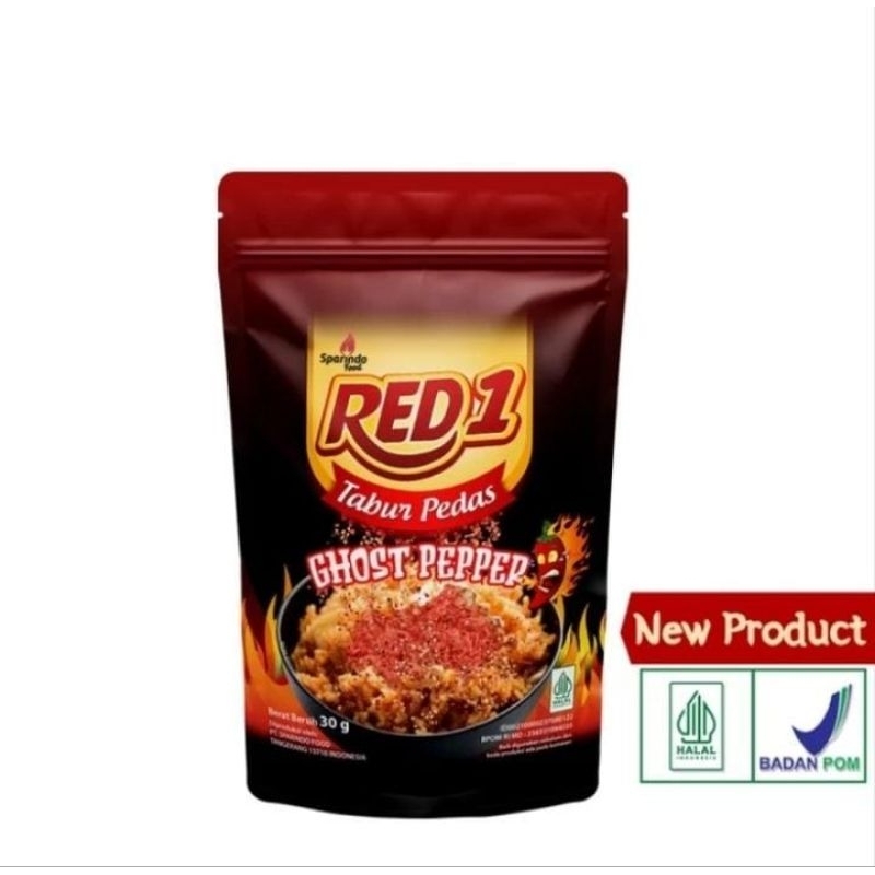 

RED1 Tabur Pedas Ghost Pepper 30 gr / Cabe Tabur