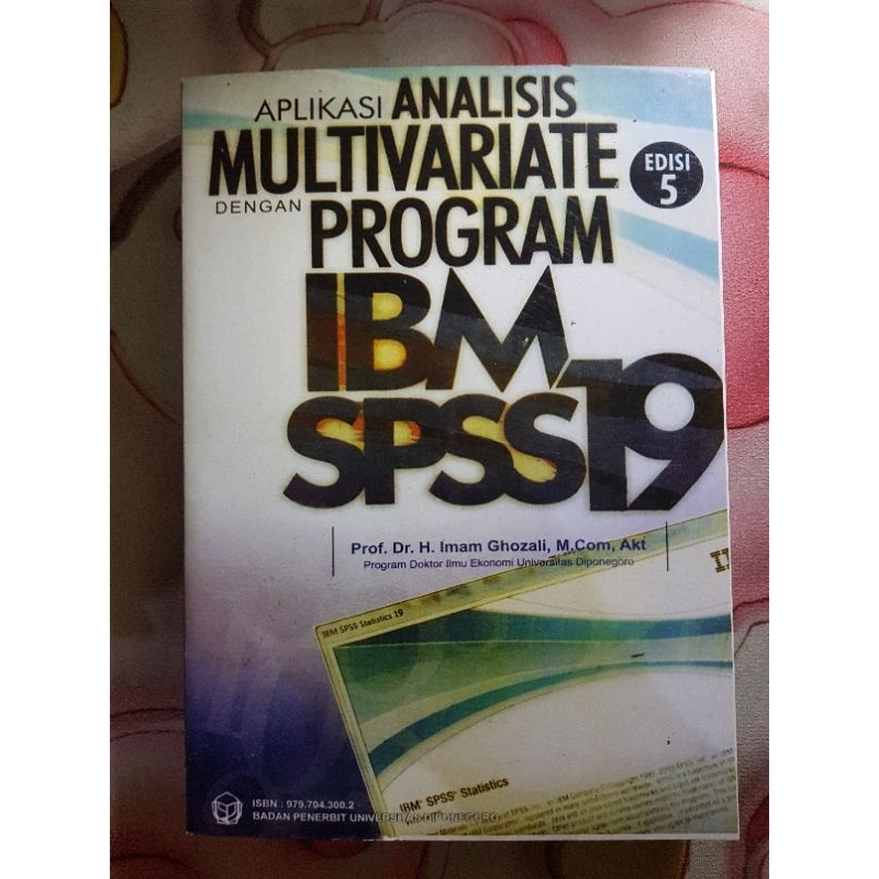 buku aplikasi analisis multivariate dengan program ibm spss 19