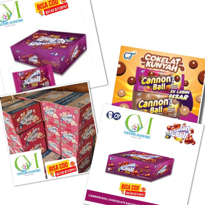 

Permen Cannon Ball Coklat Kunyah (5,4g 24sachet) 1 Box – Lumer di Mulut, Nagih di Lidah!