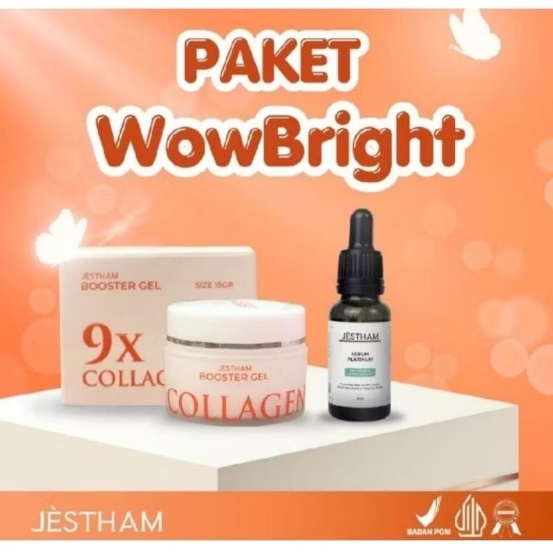 Paket WowBright Jestham Skincare perawatan wajah mouisturizer