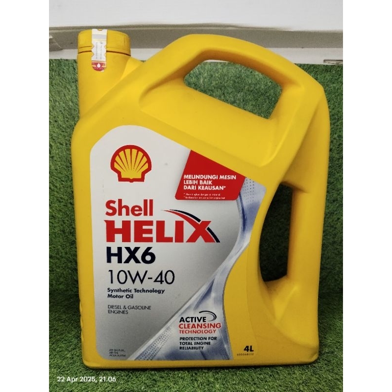 OLI OIL SHELL HELIX HX6 10W-40 PELUMAS OLI MESIN MOBIL UNIVERSAL AVANZA XENIA GRAND MAX PIC UP