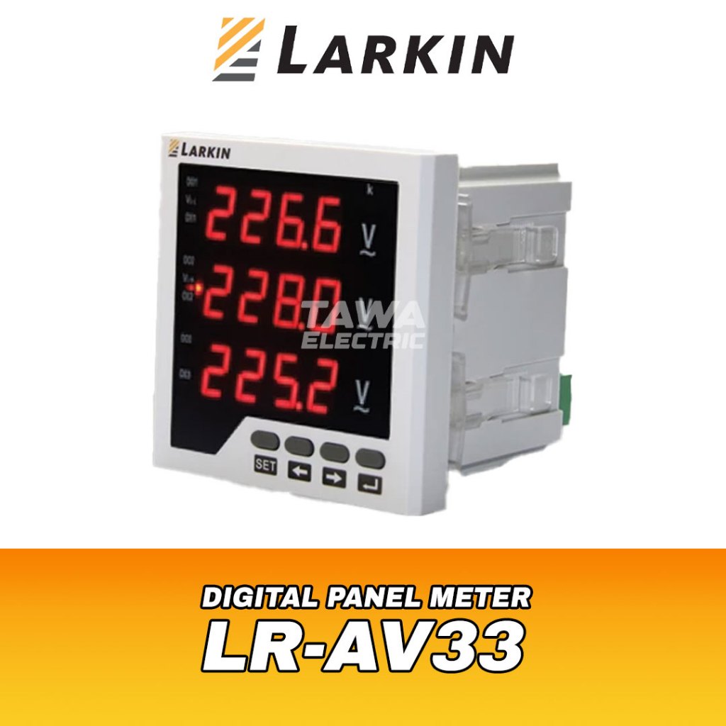 Larkin LR-AV33 LRAV33 Voltmeter Digital 3 Phase