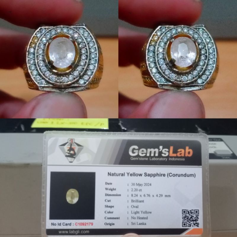 Natural Yellow Sapphire Ceylon Srilangka