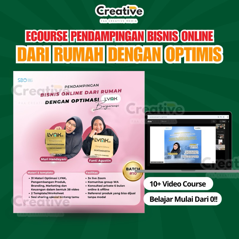 Ecourse - Bimbingan Belajar Optimasi LYNK untuk Bisnis Produk Digital