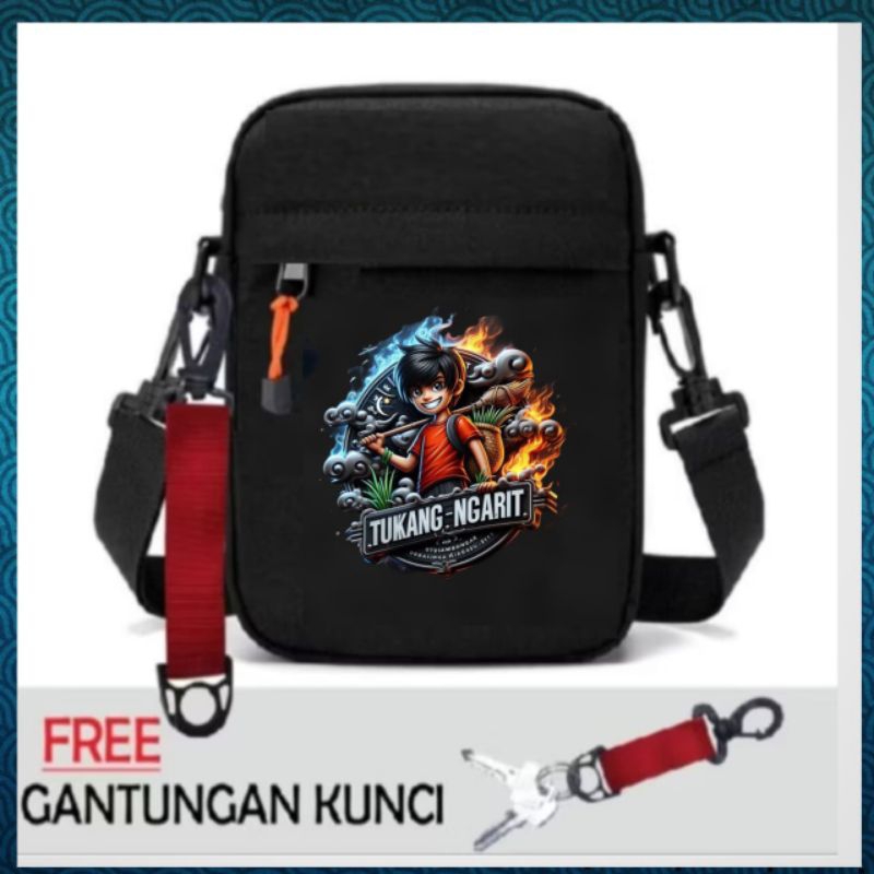 Tas DISTRO Selempang Slingbag Pria anti air/Tas Hp Pria DISTRO