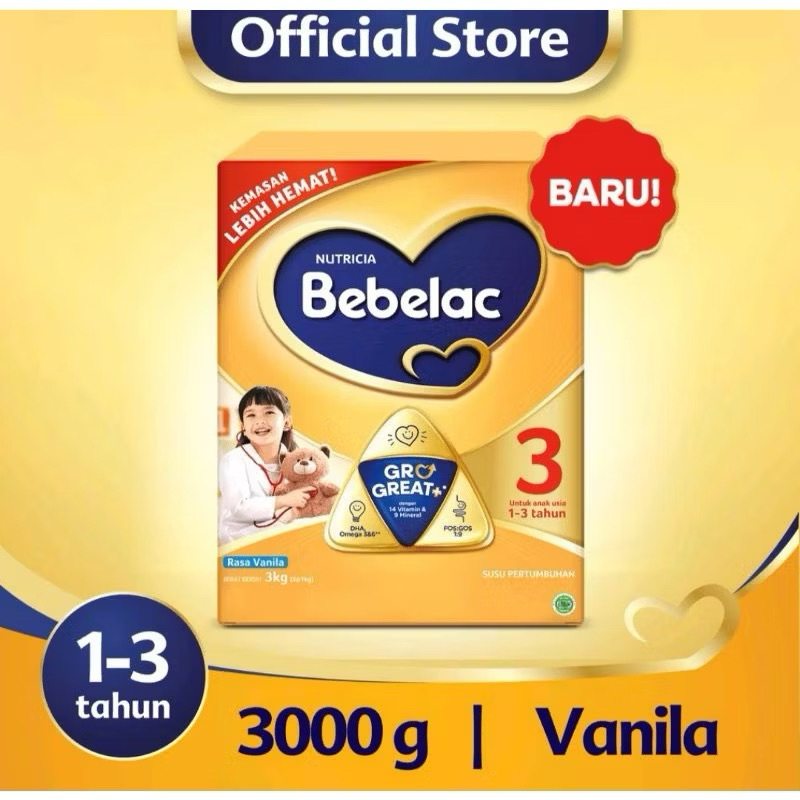 bebelac 3 vanilla 3000gr