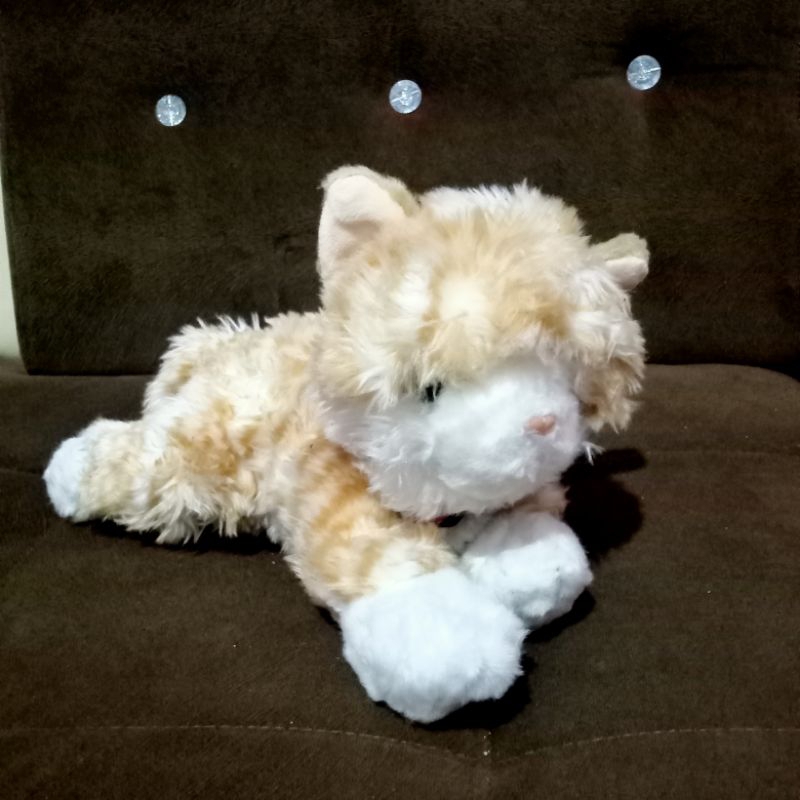 boneka kucing suntoys/kucing lembut/kucing coklat ORI