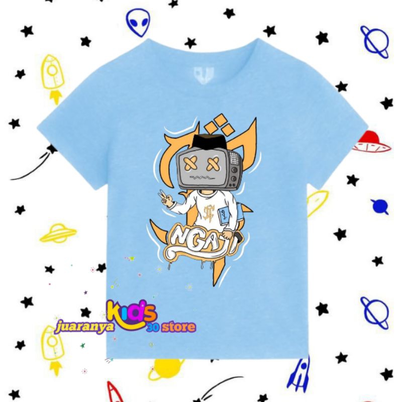 BAJU KAOS ANAK NGAJI KAOS ANAK KARAKTER NGAJI