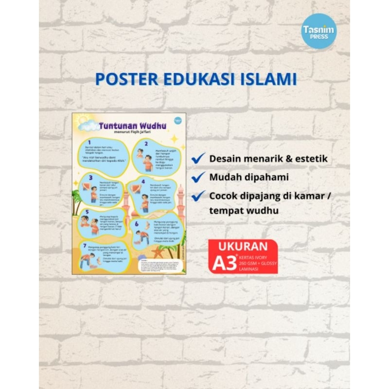 

Poster Tasnim: Tuntunan Wudhu