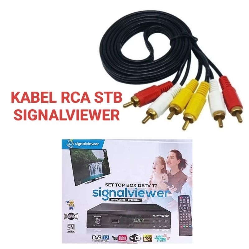 kabel RCA STB SIGNALVIEVWER cabel rca stb signal viewer DVB T2