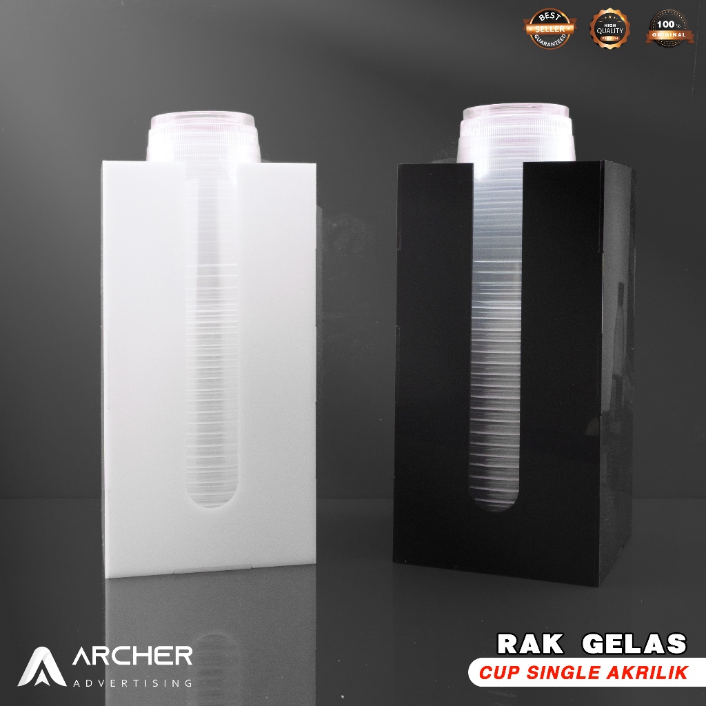 KOTAK GELAS CUP SINGLE CUSTOME AKRILIK