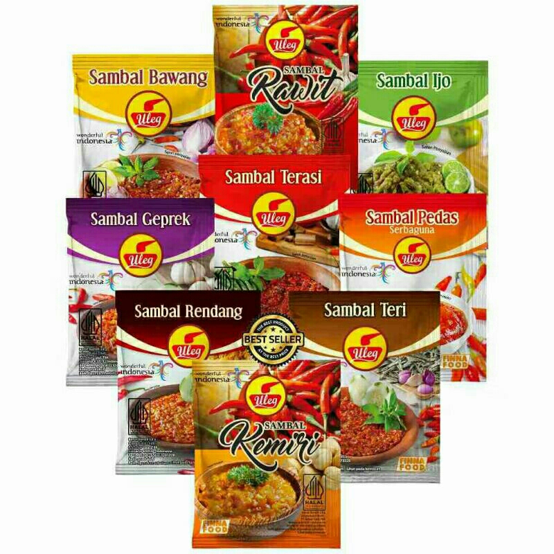 

ULEG Sambal Sachet FINNA Varian [ 5 pcs ]