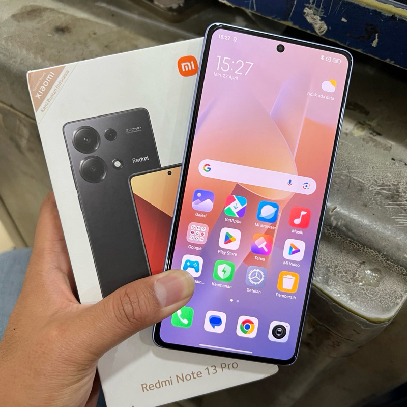 Redmi note 13 pro 4g ram 8/256 second fullset original resmi garansi on