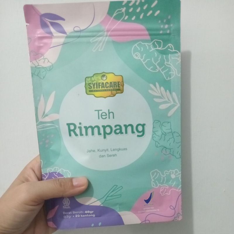 

Teh Rimpang Syifaacare /Teh celup herbal 100% Alami