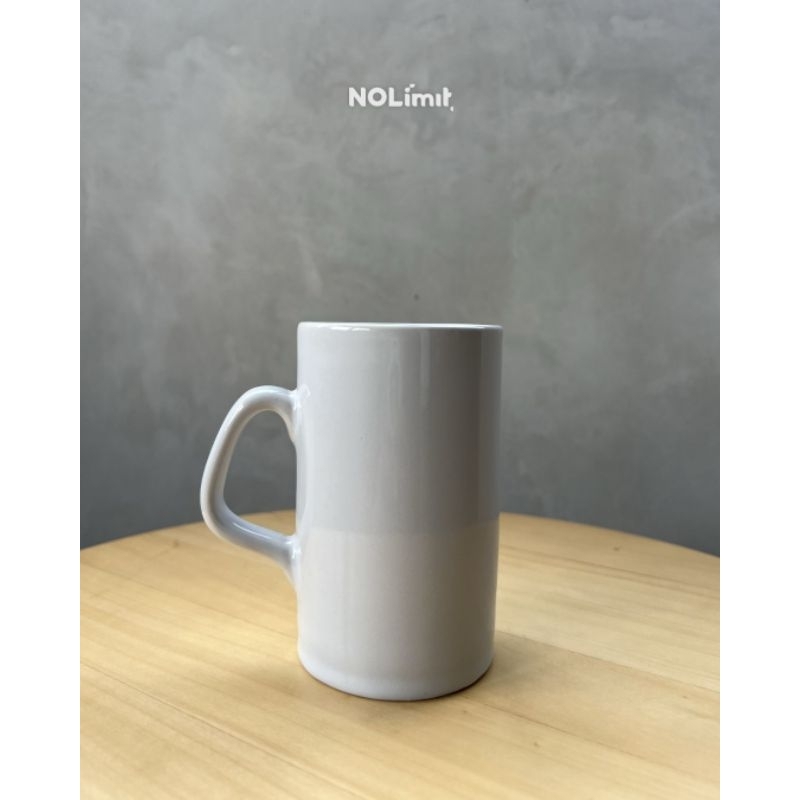 NOLIMIT GELAS ESTETIK MUG KERAMIK CANGKIR KOPI SLIM 250 ML COCOK UNTUK SOUVENIR DAN KADO