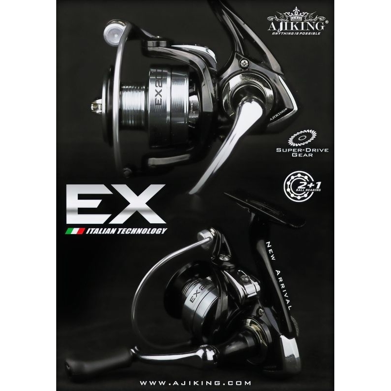 Reel AJIKING EX 1000 2000 3000 4000 5000 6000 (power handle)