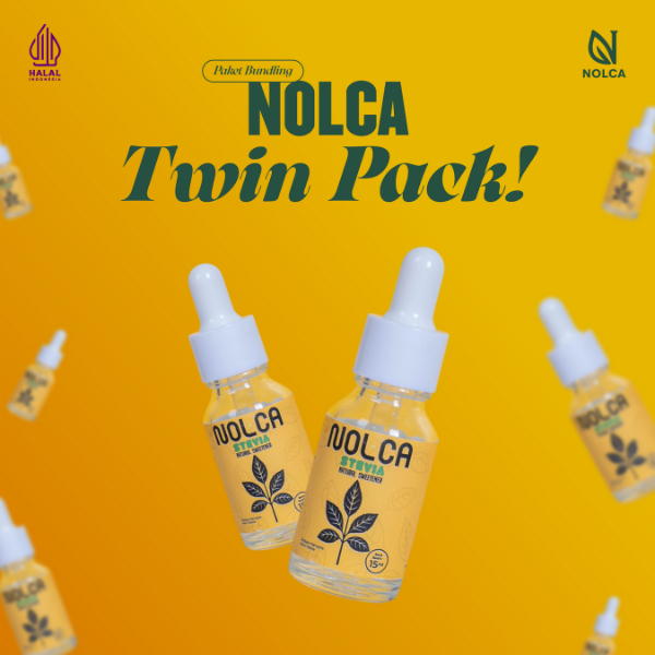 

NOLCA Stevia Cair TWIN PACK (2x15ml) - Pemanis Alami Tanpa Kalori