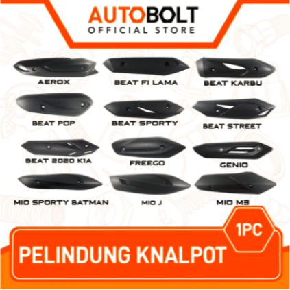 Pelindung Knalpot Moncong Semua Motor Beat Karbu FI Lama Pop Sporty Street Vario 110 125 150 Mio Bat