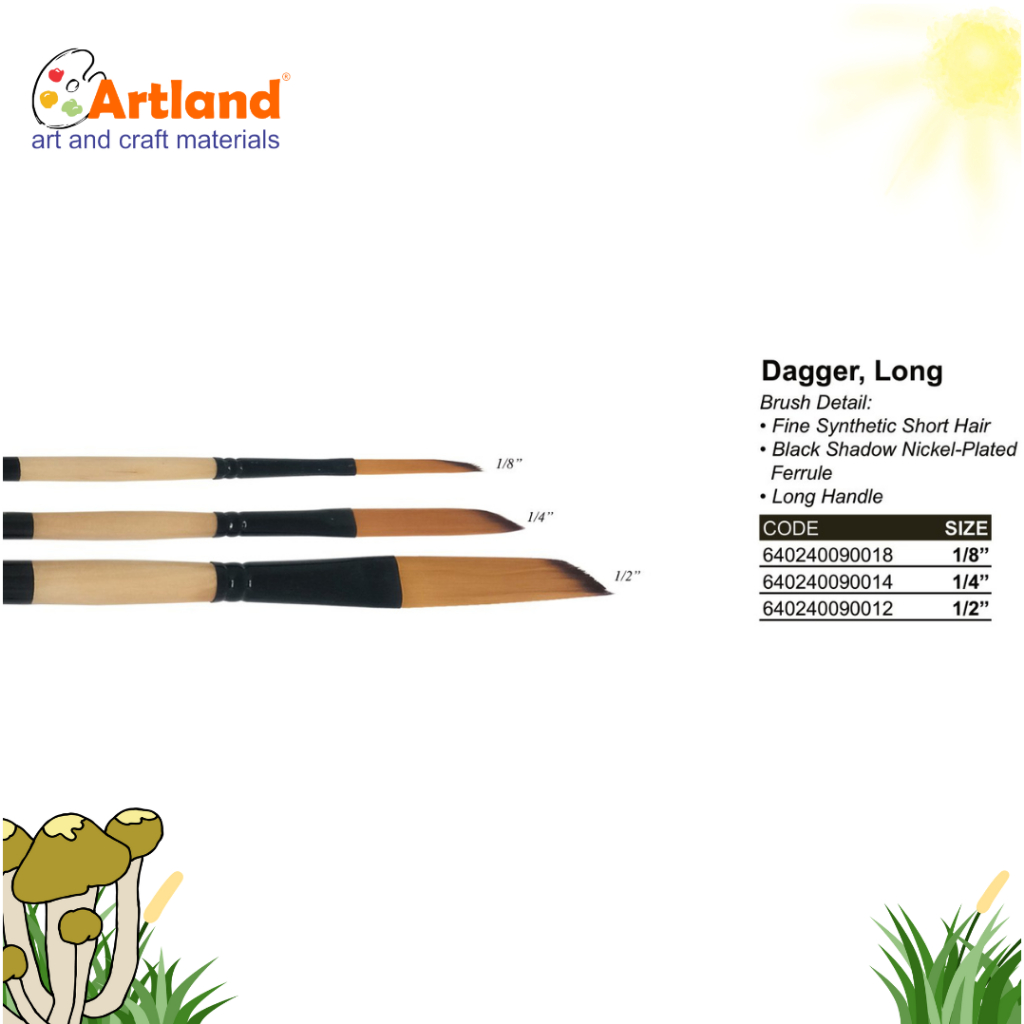 

Kuas De Goya DAGGER Long – Kuas Lukis Presisi