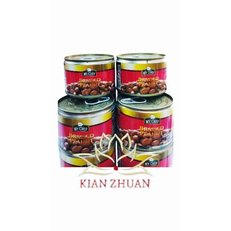 

Promo My Chef Braised Peanut/kacang Kaleng 170Gr Buy 1 Get 1 Beli 1 Gratis 1
