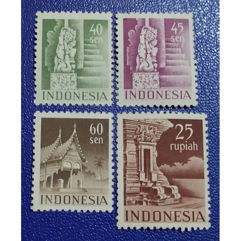 

Prangko Lawas Candi & Bangunan Thn 1949