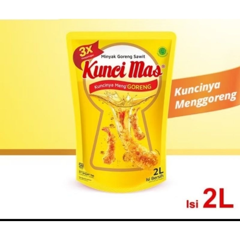 

Minyak goreng Kunci mas 2 liter