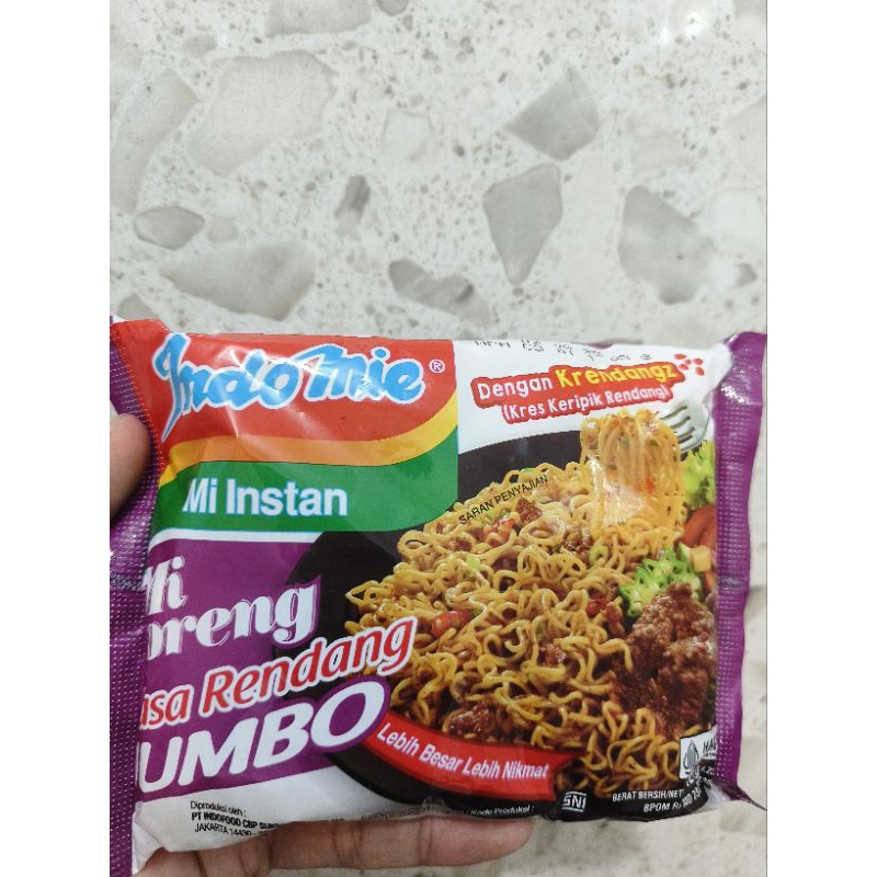 

Indomie Goreng Rendang Jumbo Kemasan 120 Gram
