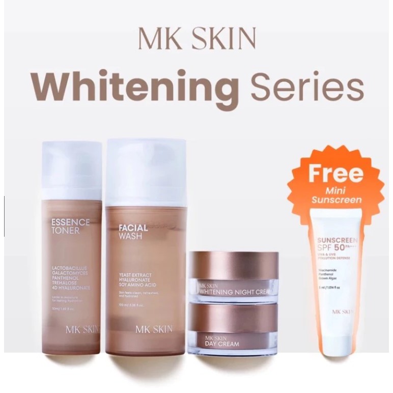 MK SKIN Whitening Series by MK Beauty Skin paket wajah
