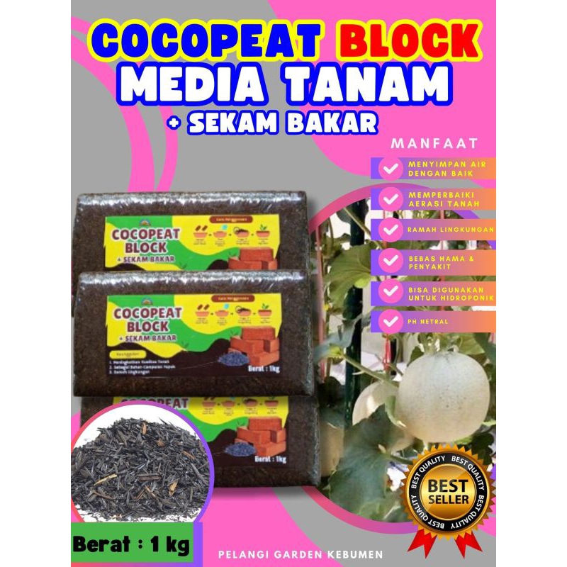 BEBAS JAMUR  Cocopeat Grade A, Cocopeat Halus, Cocopeat Hidroponik