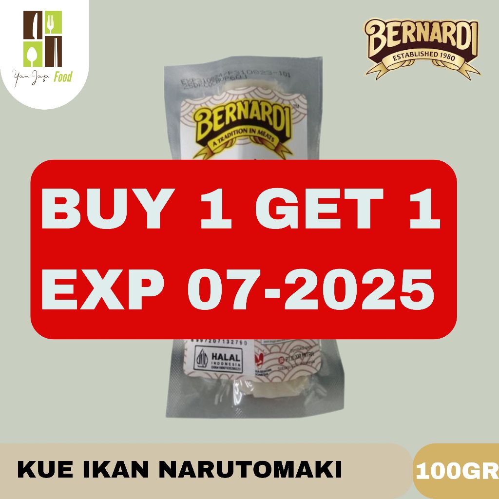 

[B1G1 EXP JULI 2025] Bernardi Narutomaki Kue Ikan Topping Ramen 100gr