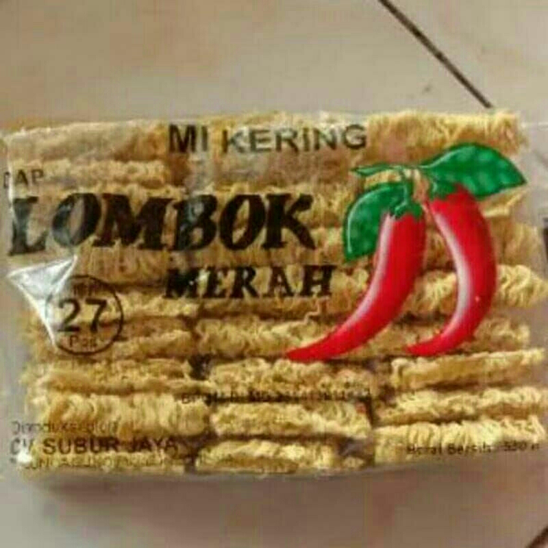 

Mie Kering Mie Sanggan Mie Instan Keping Cap Lombok