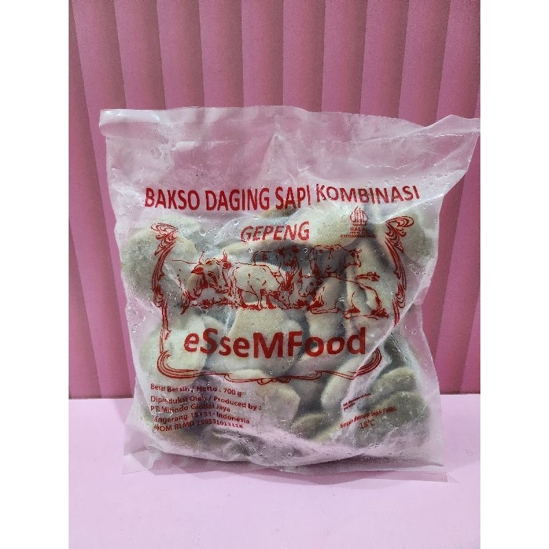 

Bakso Sapi Gepeng essem isi 50 pcs
