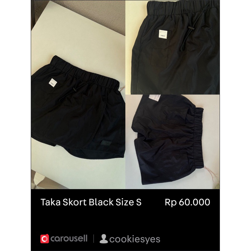 Taka Short Black Pants