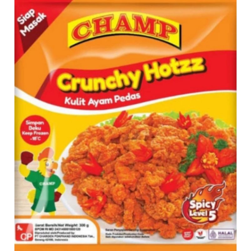 

CHAMP CRUNCHY HOTZZ 225GR